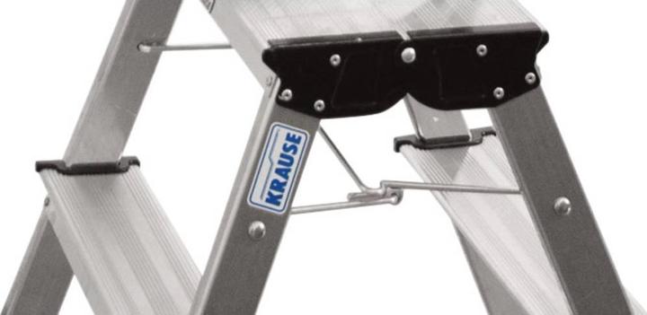 Immagine prodotto Krause Doppio passo pieghevole in alluminio kl (Gradino pieghevole, 40 cm)