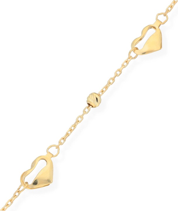 Actual product image Carat Hearts (18.50 cm, Gold 18K)