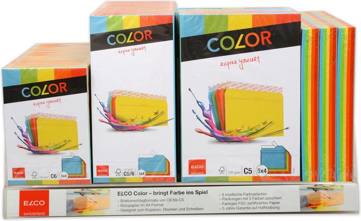 Produktbild Elco Briefcouvert - COLOR OPTIFIX (C5, C6, 20x)