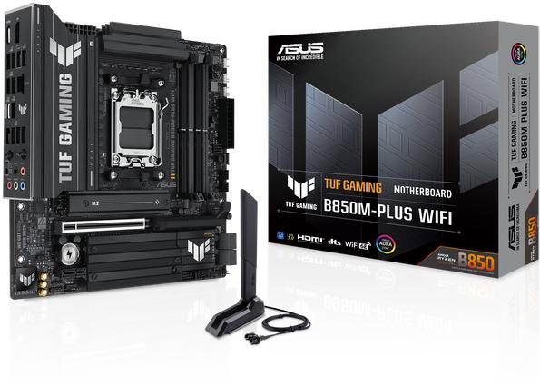 Produktbild ASUS TUF Gaming B850M-Plus Wifi (AM5, AMD B850, mATX)