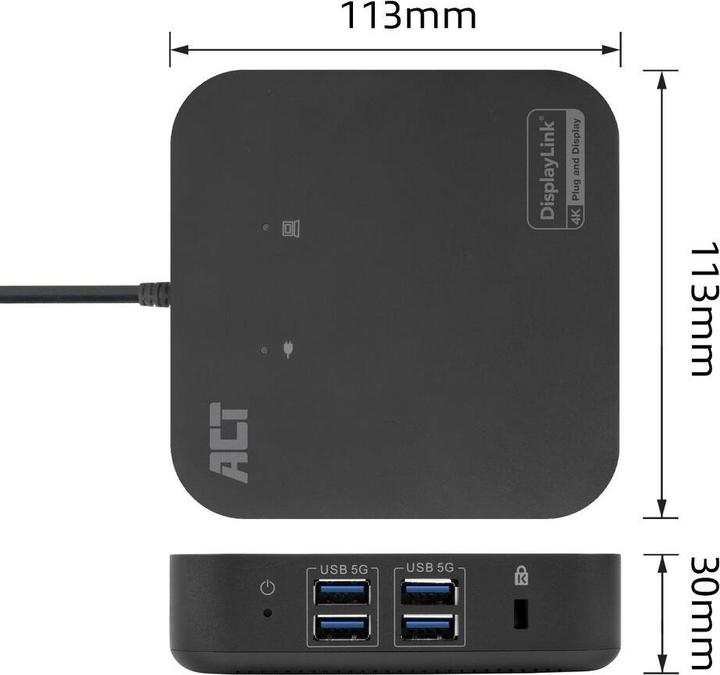 Immagine prodotto ACT AC7150 (USB-C, 9 porte)