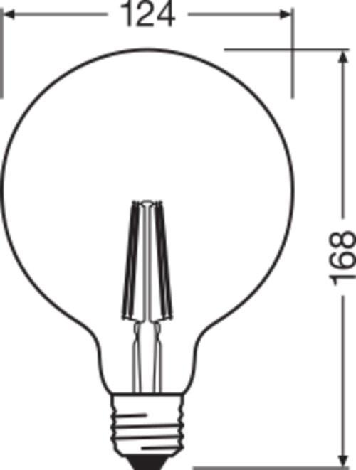 Actual product image Ledvance Smart Globe 125 (E27, 6 W, 540 lm, 1 x, F)