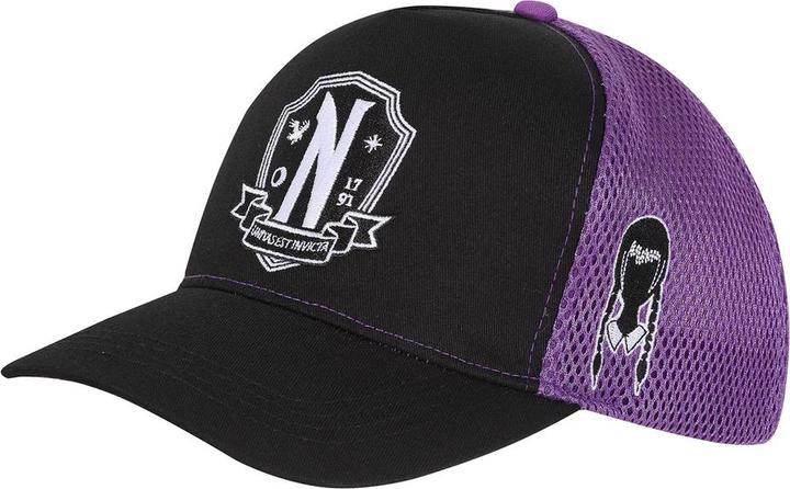 Actual product image Wednesday Nevermore Logo Baseball Cap (One size)