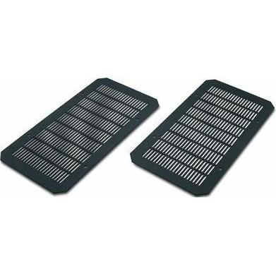 APC NetShelter WX Vented Gland Plates, Serverschrank Zubehör, Schwarz