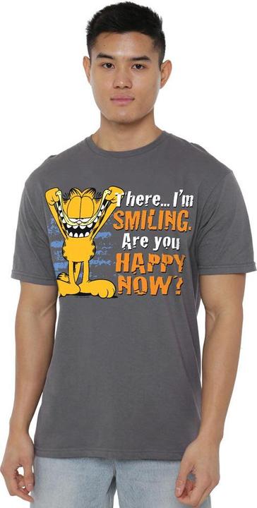 Immagine prodotto Garfield Smiling Maglietta Uomo (XL)