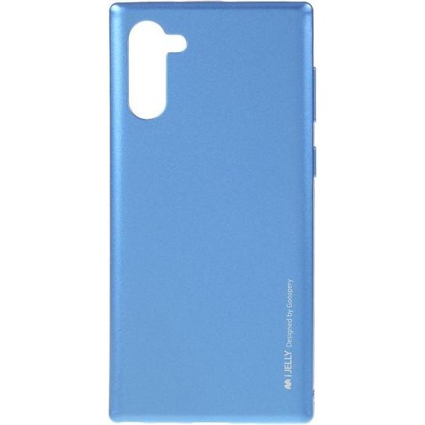 Goospery iJelly Metal Series (Samsung Galaxy Note 10), Smartphone Hülle, Blau
