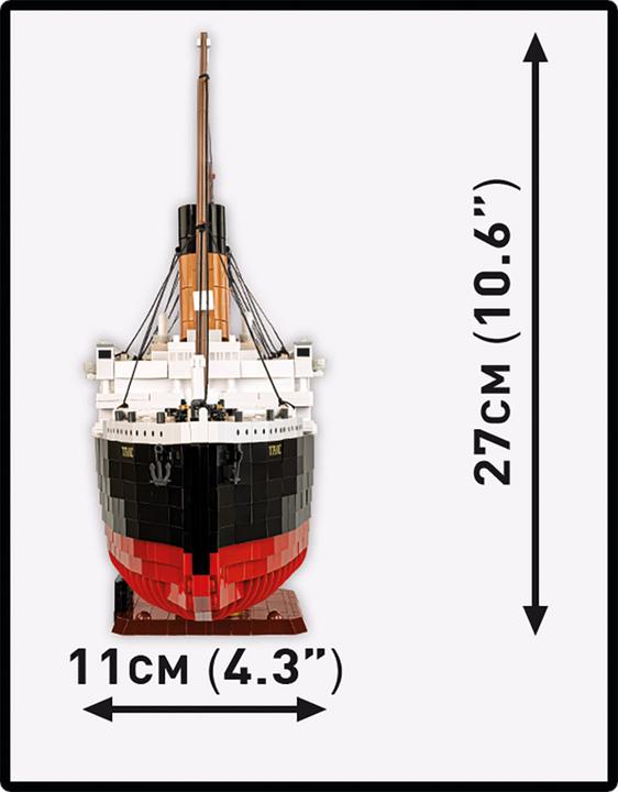 Actual product image Cobi Historical collection R.M.S Titanic