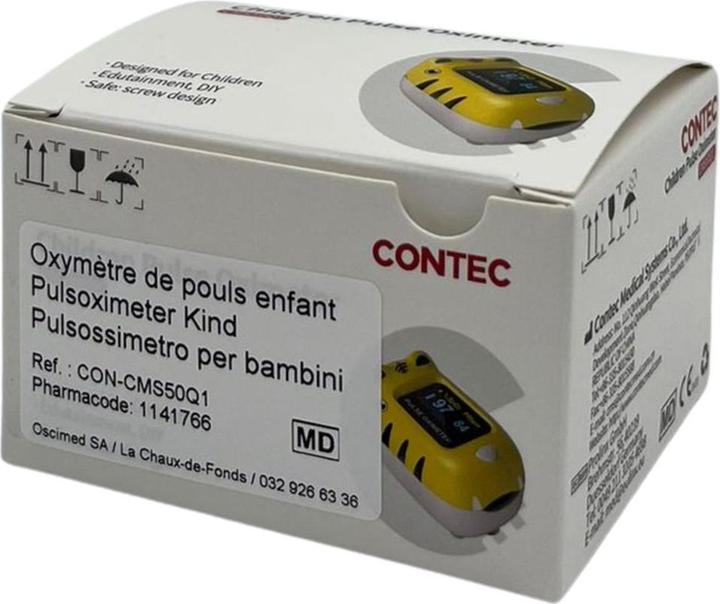 Produktbild Contec Pulsoximeter für Kinder ab 10 kg mit Batterie geliefert
