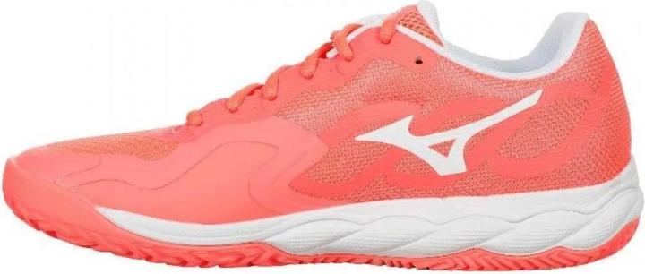 barely pink, striking coral, White