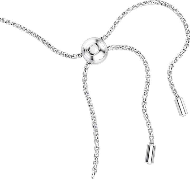 Immagine prodotto Swarovski Matrix Tennis Armband Gemischte Rundschliffe Blau Rhodiniert (24 cm, Metallo Swarovski)