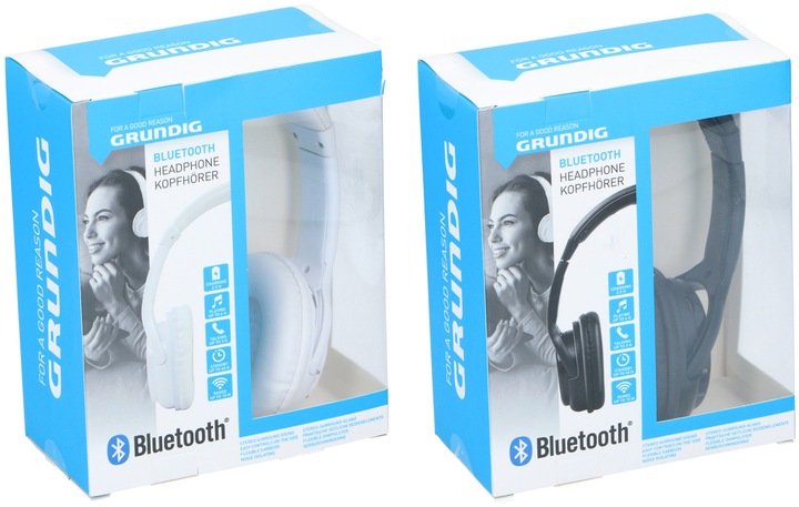 Immagine prodotto Grundig Cuffie Bluetooth (Nessuna soppressione del rumore, 2.50 h, Senza fili)