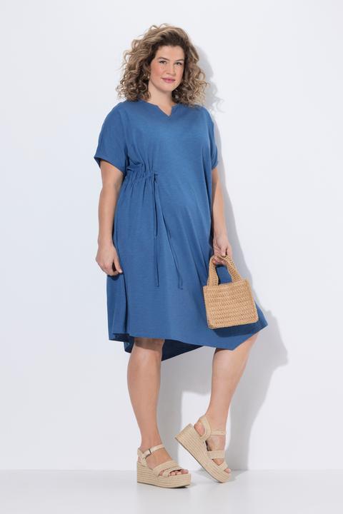 Produktbild Ulla Popken Midikleid, Tunika-Ausschnitt, Halbarm (54, 56)
