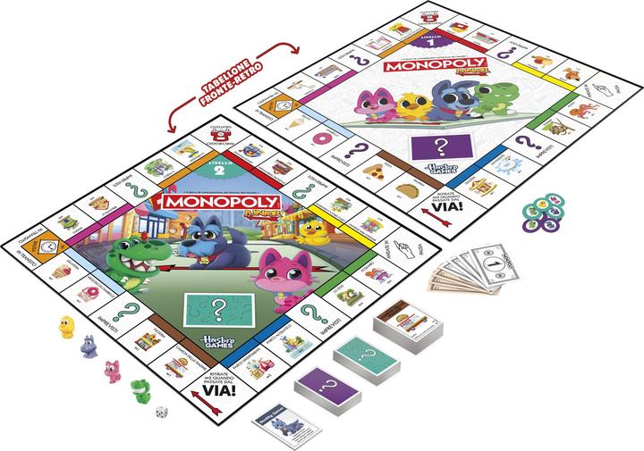 Produktbild Hasbro Gaming Monopoly Junior (Italienisch, 2 - 4 Spieler)
