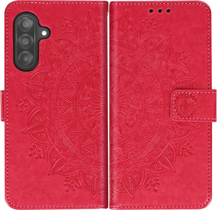 Produktbild Avizar Etui Mandala-Blumen für Samsung A26 Portemonnaie mit Handschlaufe