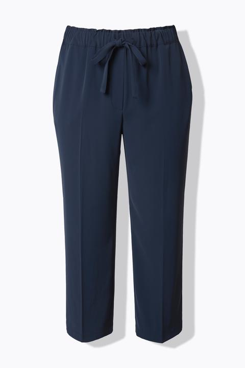 Image du produit Ulla Popken Pantalon 7/8 à pinces. Taille élastique (48)