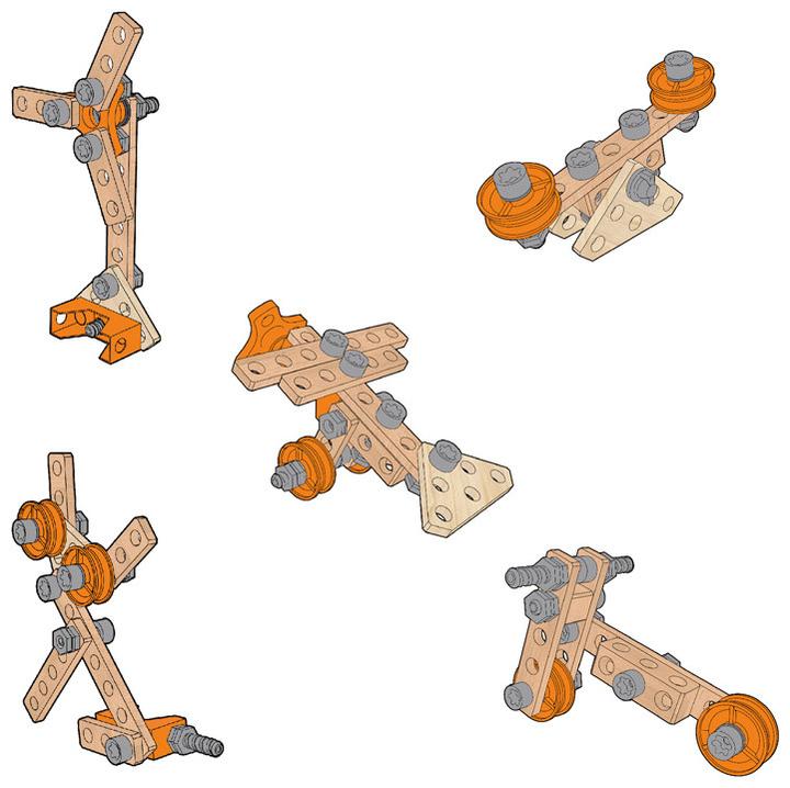 Actual product image Hape Inventor Starter Set