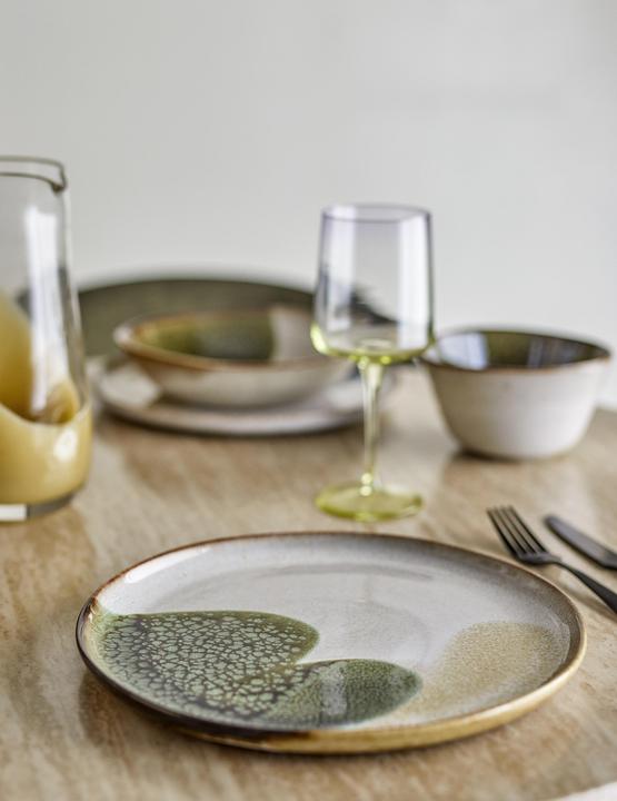 Produktbild Bloomingville - Jules Dinnerware Set - Green - Stoneware (12 Stk.)