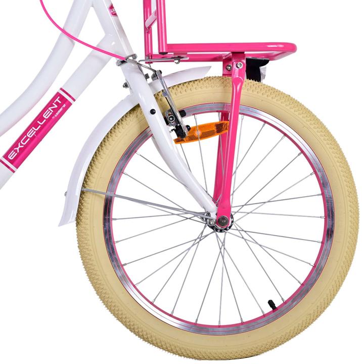 Actual product image Volare Excellent Kinderfiets - Meisjes - 20 inch - Wit (20")