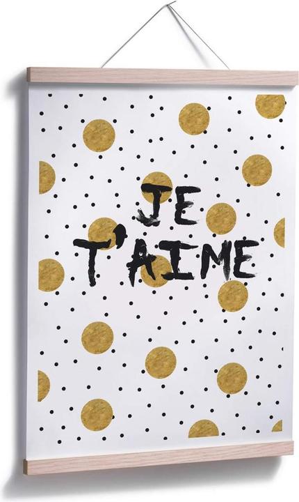Produktbild Trenddeko Je t'aime (60 x 80 cm)
