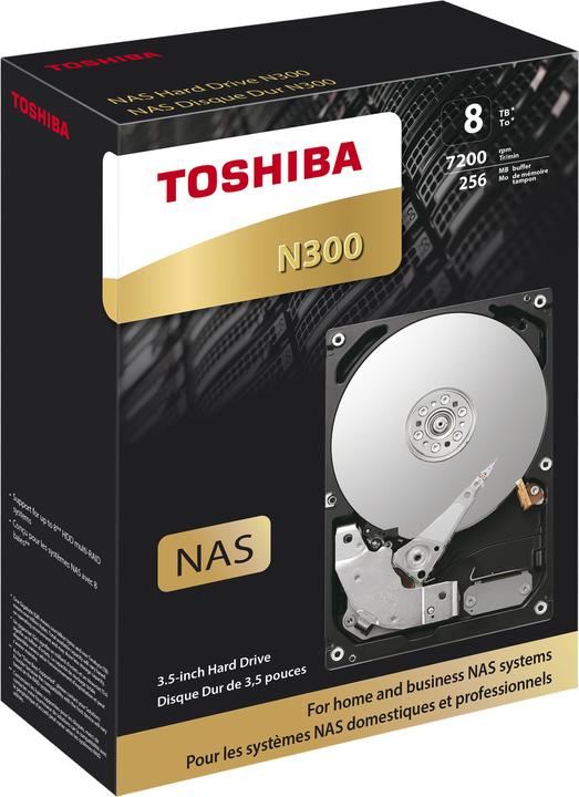 Immagine prodotto Toshiba N300 Retail (8 TB, 3.5")