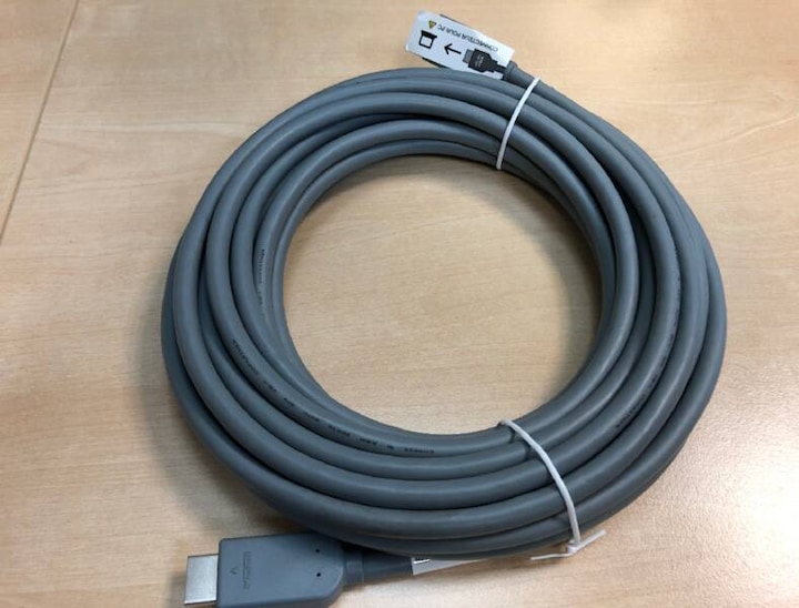 Produktbild Cisco Präsentationskabel, 8 m, Grau HDMI 1.4b / Repeater (8 m, HDMI)