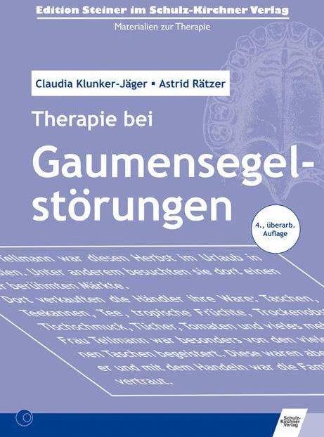 Image du produit Therapie bei Gaumensegelstörungen (Allemand, Astrid Rätzer, Claudia Klunker, 2005)