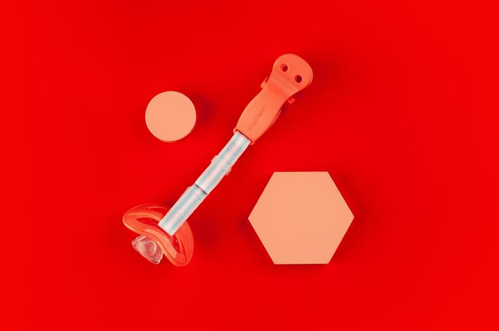 Image du produit Curaprox Bébé Schnullerhalter corail (1 x, dès la naissance)