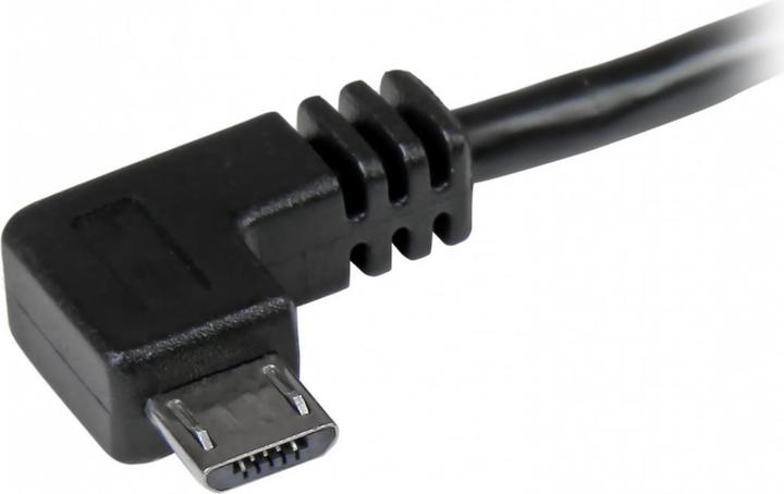 Produktbild StarTech Micro USB Kabel mit rechts gewinkelten Anschlüssen - Stecker/Stecker - 2m - USB A zu Micro B Ansc... (2 m, USB 2.0)