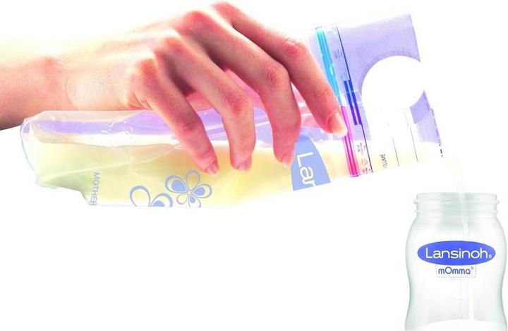 Actual product image Lansinoh Breast milk bag