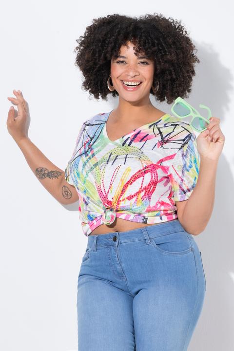 Actual product image Angel of Style T-shirt, comfortable fit, scribble pattern (44)