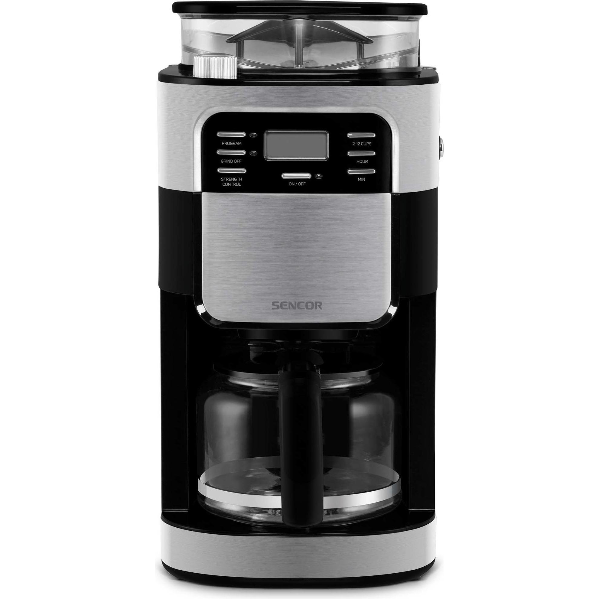 Thumbnail - Sencor SCE 7000BK Kaffeemaschine in Schwarz und Silber, Filterkaffeemaschine, Schwarz, Silber