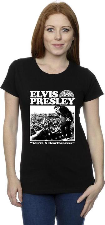 Immagine prodotto Elvis A Heartbreaker Maglietta Donna (L)