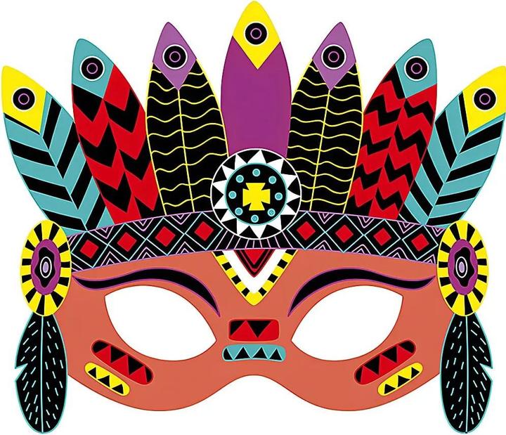 Produktbild Janod Kratzbilder Partymasken