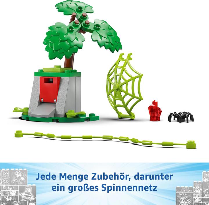 Produktbild LEGO Actionspass mit Spin und Electro in ihren Dino-Flitzern (11198, LEGO Marvel)