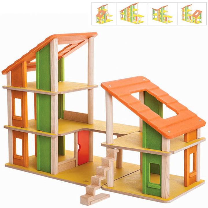 Image du produit Plantoys Chalet Maison de poupées avec meubles
