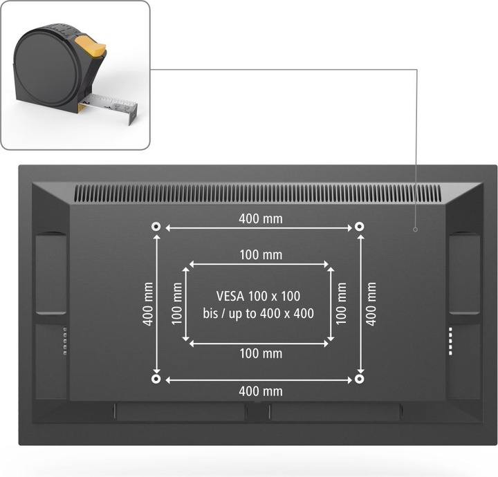 Actual product image Hama Fullmotion (Wall, 65", 35 kg)