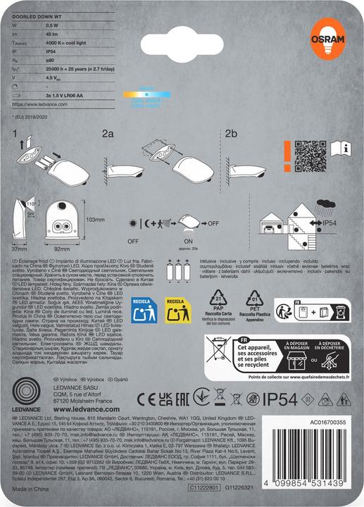 Immagine prodotto Osram Door LED Down 4000K White
