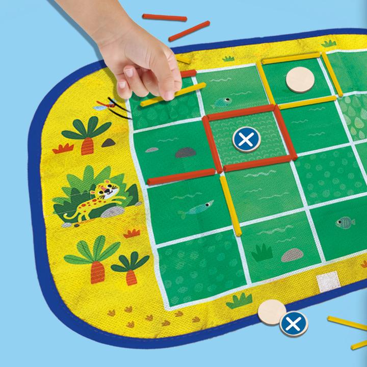 Actual product image Ses Wrap and Go Travel Games, 3in1 (German, French, English)