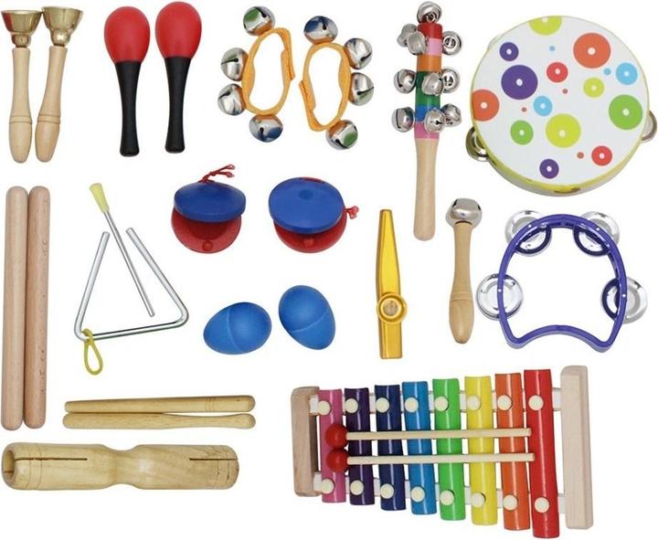 Actual product image Esmée Musik Instrumente Set, Kinder Spielzeug, Xylophon/Triangel/Rassel