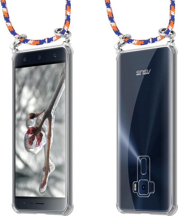 Produktbild Cadorabo TPU Handy Kette SILBER Cover
