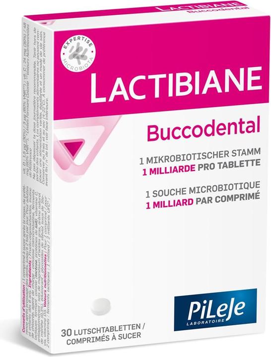 Lactibiane Buccodental pastilles 30 pcs (30 pièce(s), Cachets, 32 g)