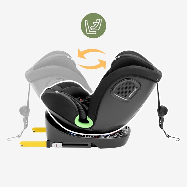 Productafbeelding Tulano Autositz Loom 35 Schwarz (Kinderzitje, ECE R129/i-Size standaard)