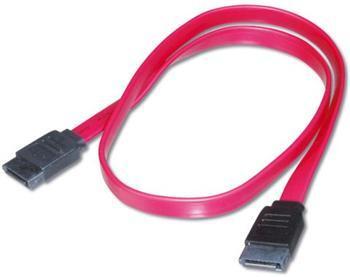 Produktbild PremiumCord 0.5m data cable SATA 1.5/3.0 GBit/s red (50 cm, SATA III)