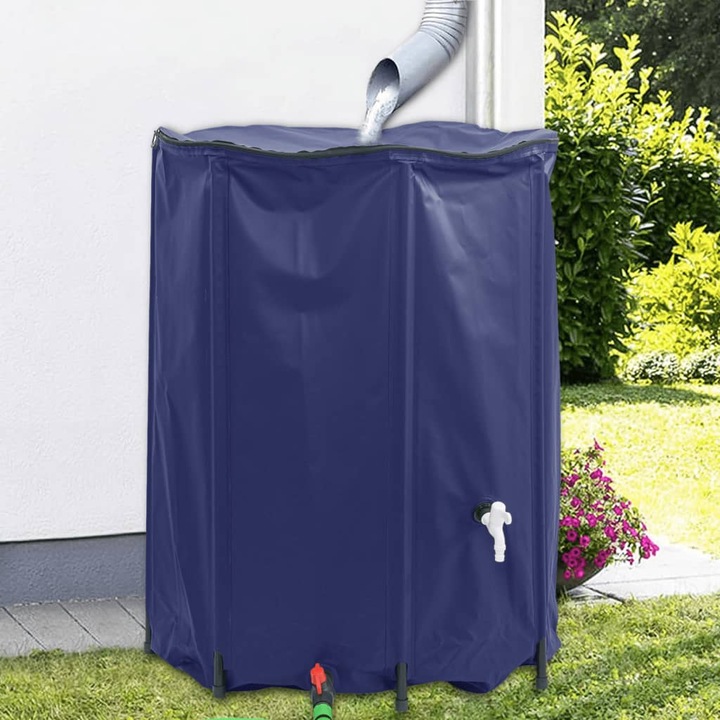 Produktbild VidaXL Wassertank mit Wasserhahn Faltbar 1350 L PVC (1350 l)