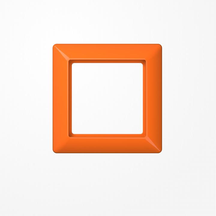 Actual product image JUNG Mounting frame 1f or glz AS / AS 500 Kst AS581BFO