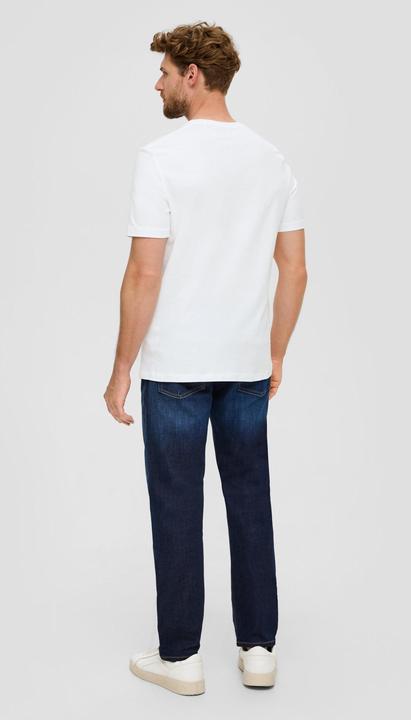 Actual product image S.Oliver T-Shirt Casual Bequem sitzend Logo T-Shirt (M)