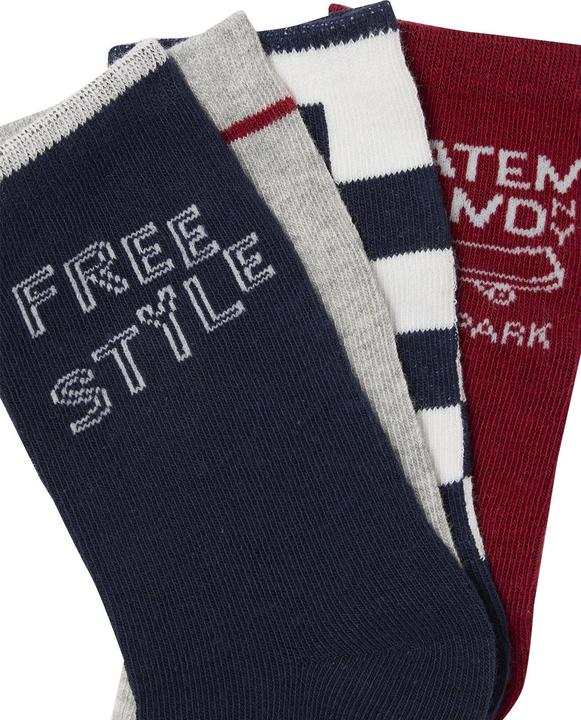 Actual product image Vertbaudet 4er-Pack Socken SKATEBOARD, Kinder (pack of 4, 35, 38)