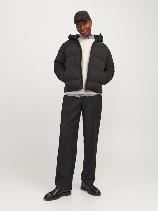 Actual product image Jack & Jones Plain knitted jumper with round neck Knitted jumper with round neck (XS)