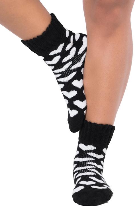 Produktbild Ulla Popken Kuschelsocken, 2er-Pack, uni/Herzen (2er Pack, 50/56)