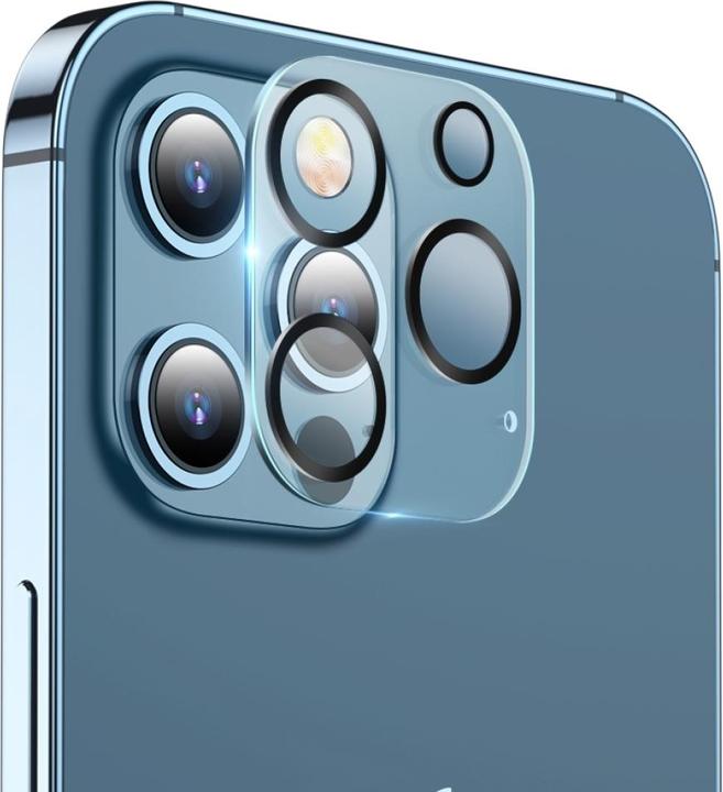 Actual product image Screenguard Camera Protector Apple iPhone 12 Pro Max Camera Bulletproof Glass (1 Piece, Apple iPhone 12 Pro Max)